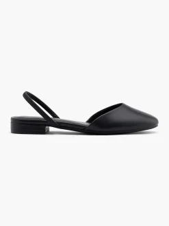 Black Slingback Ballerina