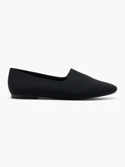 Black Slip On Ballerina
