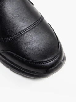 Black Slip-on Trainers