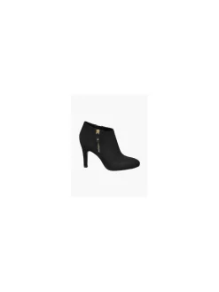 Black Stiletto Heeled Ankle Boots