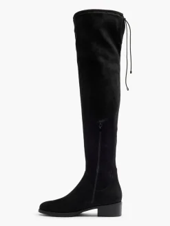 Black Tall Long Leg Boot