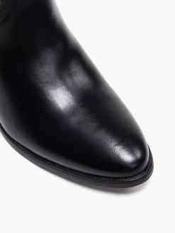 Black Western Ankle Boot