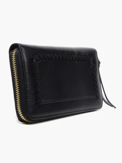 Black Whipstitch Detail Purse
