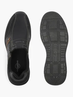 Black/Brown Casual Slip On Shoe