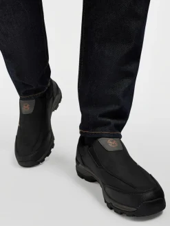 Black/Grey Casual Slip On Shoe