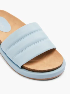 Blue Padded Sandal with Matching Sole
