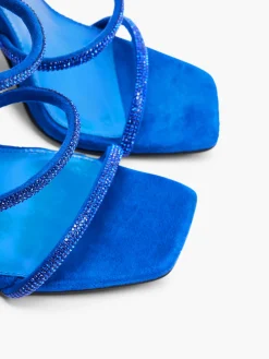 Blue Strappy Stiletto Heel
