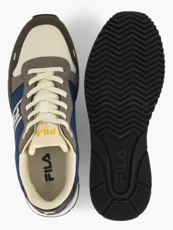 Blue/Brown Lace Up Trainers