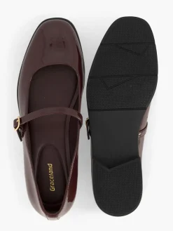 Bordeaux Patent Ballerina