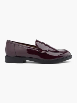 Bordeaux Plain Flat Loafer