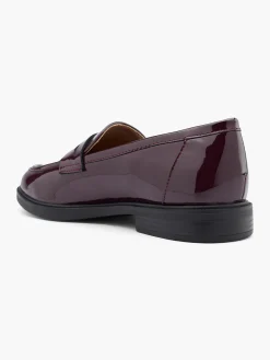 Bordeaux Plain Flat Loafer