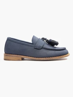 Boys Navy Loafer