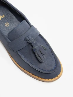 Boys Navy Loafer