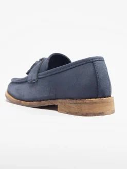 Boys Navy Loafer