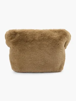 Brown Fluffy Shoulder Bag