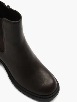 Brown Heeled Chelsea Boot