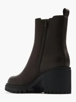 Brown Heeled Chelsea Boot
