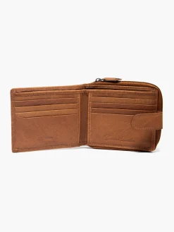 Brown Leather JCB Wallet