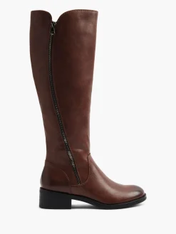Brown Long Leg Riding Boot