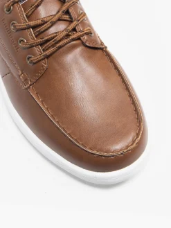 Brown Vulkan Boat Slip On Shoes