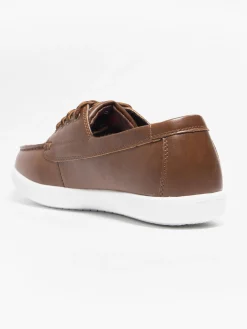 Brown Vulkan Boat Slip On Shoes