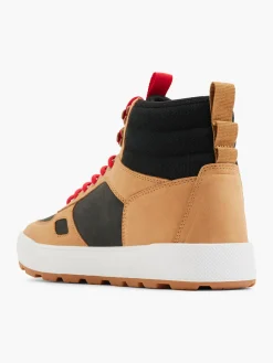 Brown/Black Hi Top Trainers