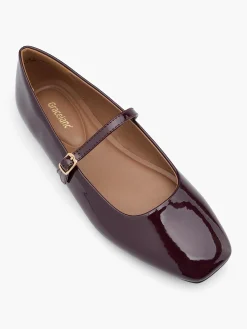Burgandy Patent Ballet Pump