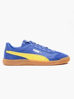 Club 5V5 Suede Blue/Yellow Trainers