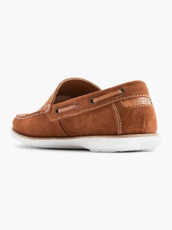 Cognac Leather Loafers