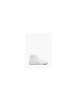 Court Royale 2 Mid White Lace-up Trainer