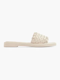 Cream Braided Detail Sandal