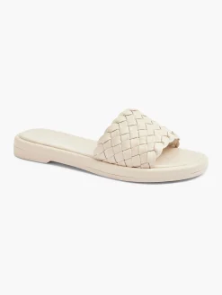 Cream Braided Detail Sandal