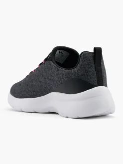 Cyclone Black/Charcoal Slip On Trainers