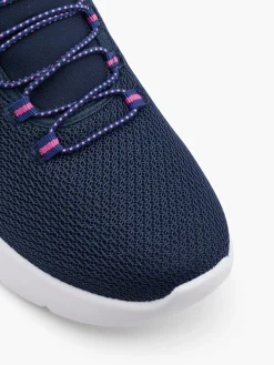 Cyclone Navy/Pink Slip On Trainers