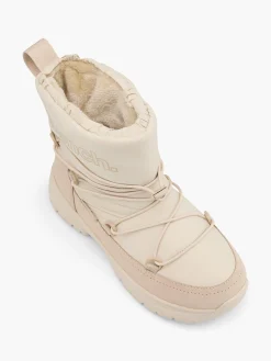 Dark Beige Chunky Snow Boots