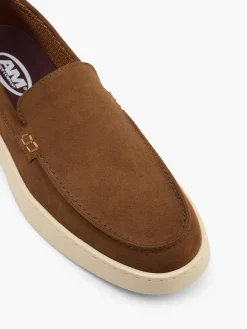 Dark Brown Casual Slip On Shoes