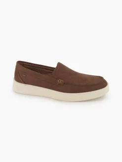 Dark Brown Casual Slip On Shoes