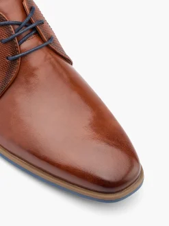 Dark Brown Formal Oxford Lace Up Shoes