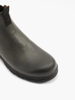 Dark Grey Slip On Boots