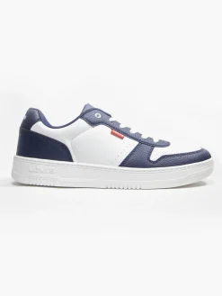 Drive Navy/White Casual Lace Up Trainers