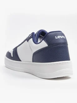 Drive Navy/White Casual Lace Up Trainers