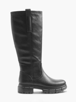 Esprit Black Chunky Long Leg Boot