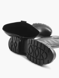 Esprit Black Chunky Long Leg Boot