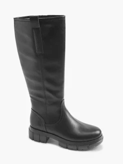 Esprit Black Chunky Long Leg Boot