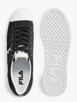 Fila New Black Canvas Platform Lace-up Trainer