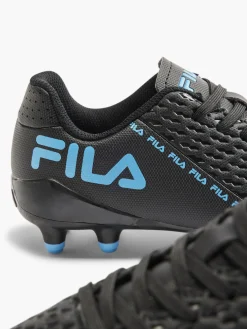 Fila New Black/Blue Teens Lace-up Football Boot