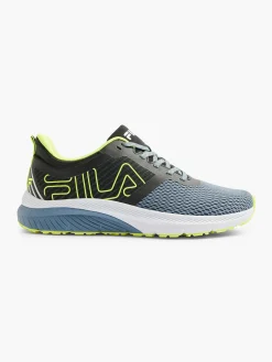 Fila New Black/Blue/Yellow Lace-up Running Trainer
