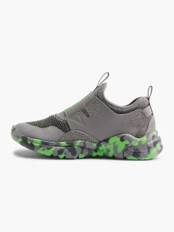 Fila New Toddler's Grey/Green Camouflage Slip-on Trainer