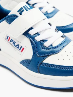 Fila New White/Blue Toddler's Velcro Trainer