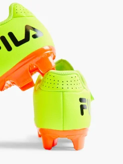 Fila New Yellow/Orange Junior Velcro Football Boot